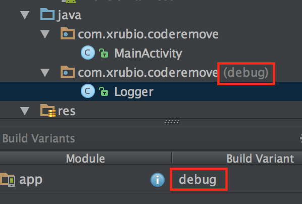 Build Variants detail